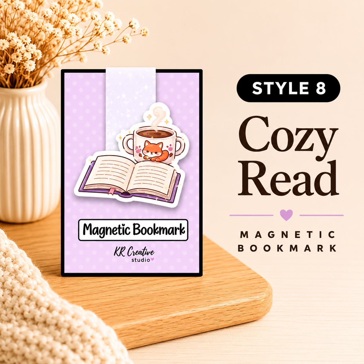 Book Club Collection Magnetic Bookmarks | Cute Reader Gifts | Magnetic Page Markers