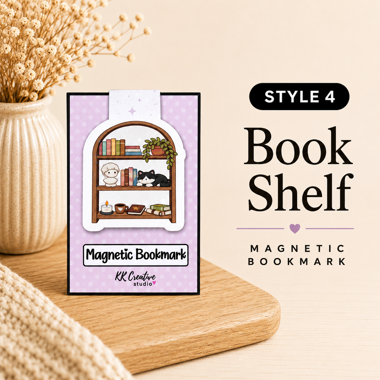 Book Club Collection Magnetic Bookmarks | Cute Reader Gifts | Magnetic Page Markers