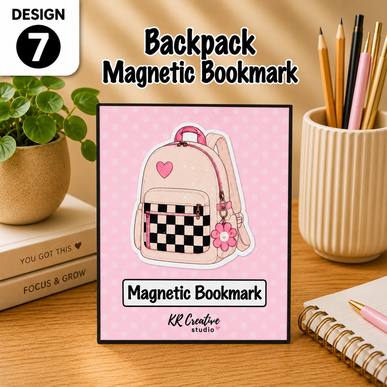 Back to School Magnetic Bookmark Collection | Cute Magnetic Bookmarks | Student Gift | Teacher Gift | Book Lover Accessory | School Supplies Bookmark Set